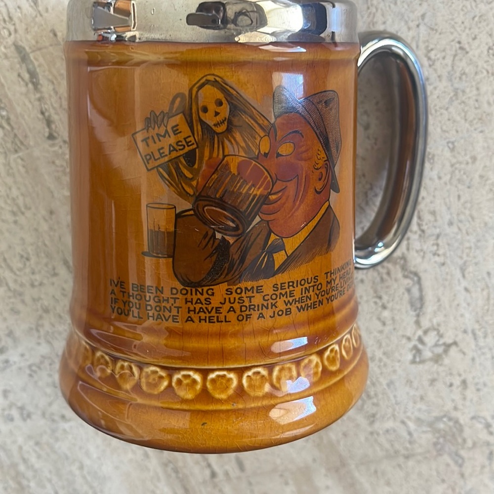 Lord Nelson Pottery England 11-65 I've Been Doing Some Serious Thinking mug. EC - Picture 9 of 12